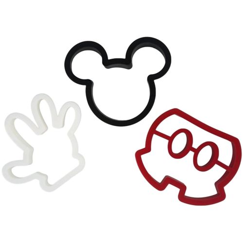 디즈니 Disney Parks Mickey Icons Breakfast Pancake and Egg Silicone Molds