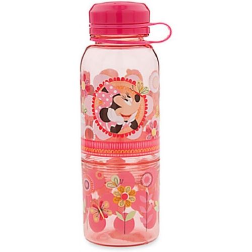 디즈니 Disney Store Minnie Mouse Plastic Snack Drink Water Bottle New 2016