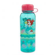 Disney Store Ariel Plastic Snack Drink Water Bottle New 2016