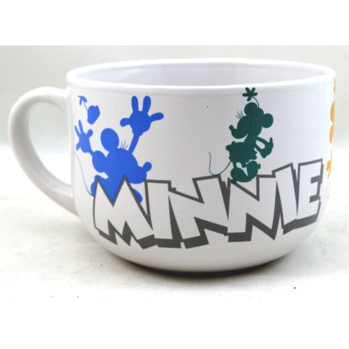 디즈니 Disney Minnie Mouse - Huge Ceramic Mug for Soup, Cereal, Etc.