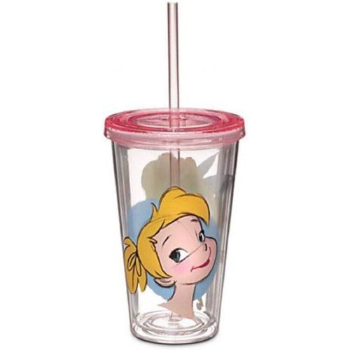 디즈니 disney TINKER BELL Tumbler with Straw 16 oz. drinking cup