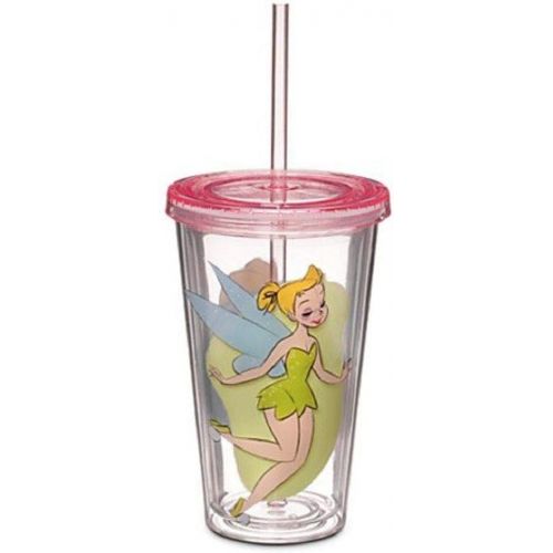 디즈니 disney TINKER BELL Tumbler with Straw 16 oz. drinking cup