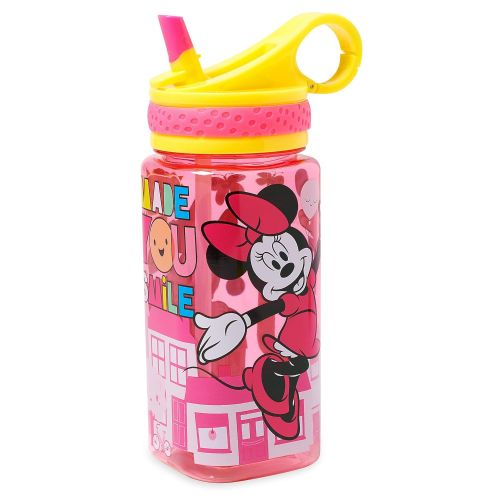 디즈니 Disney Minnie Mouse Water Bottle with Built-In Straw