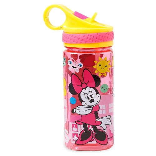 디즈니 Disney Minnie Mouse Water Bottle with Built-In Straw