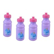 Disney 4-Pack Princess Cinderella Kids 17oz Pull-Top Water Bottles, Purple Pink