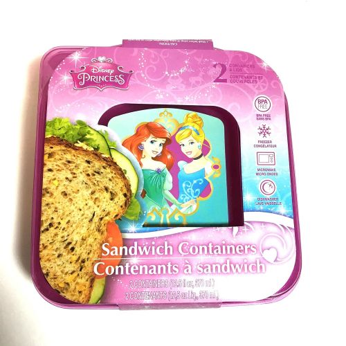 디즈니 Disney Princess Sandwich Containers