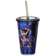 Disney SW65087 Star Wars Return of The Jedi Plastic Cold Cup with Lid and Straw, 16-Ounces, Multicolor