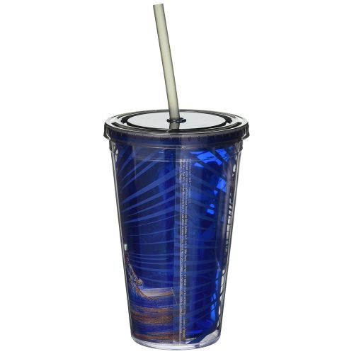 디즈니 Disney SW65087 Star Wars Return of The Jedi Plastic Cold Cup with Lid and Straw, 16-Ounces, Multicolor