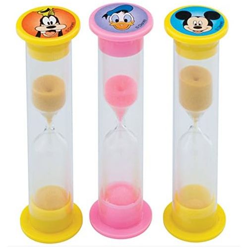 디즈니 Disney Mickey Mouse Clubhouse 2 Minute Visual Aid Timers for Kids! Make Transitions From Activities & Requested Tasks Fun & Exciting! (Set of 3)