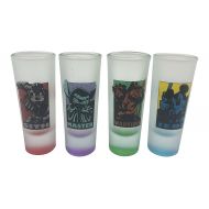 NEW Disney Parks Star Wars Shot Glasses Set of 4 Mickey Goofy Stitch Chip & Dale