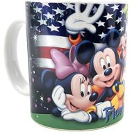Disney Mickey and Gang Fireworks Ceramic 14oz Jumbo Mug - Multicolored