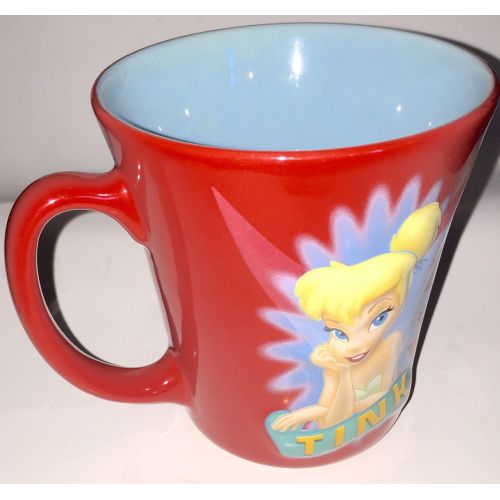 디즈니 Disney Store Exclusive Tinkerbell Tink 3D Ceramic Red Coffee Mug