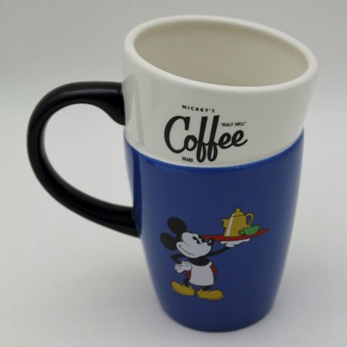 디즈니 Disney Parks Mickeys Really Swell Coffee Brand Ceramic Coffee Mug- Disney Parks Exclusive & Limited Availability - Single Pack Arabica Instant Coffee Included