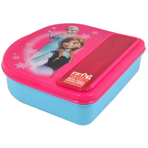 디즈니 Disney Frozen Food Storage Container w/Fork & Spoon By Zak!