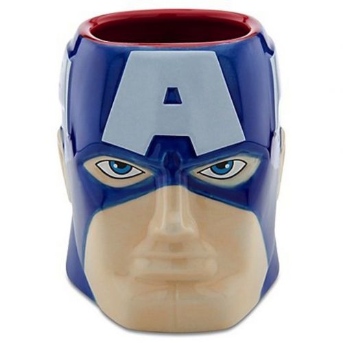 디즈니 Disney Three-Dimensional Sculptured Captain America Mug Brand New