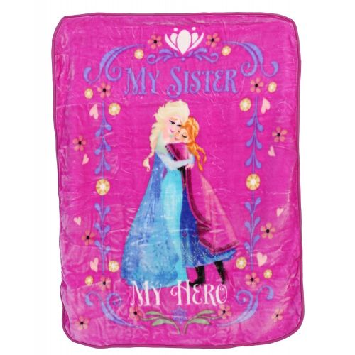 디즈니 Disney Frozen My Sister  Royal Blush Toddler Blankets