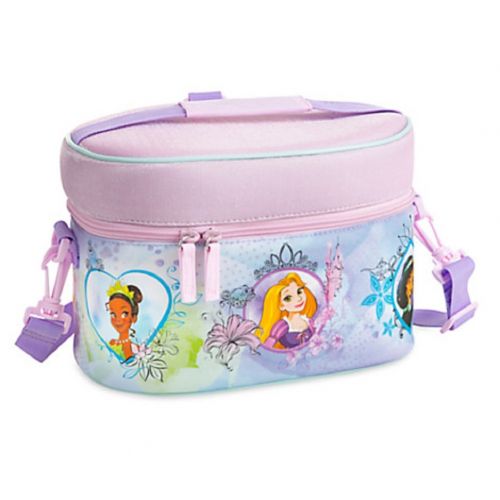 디즈니 Disney Store Princess Ariel Tiana Jasmine Rapunzel Aurora Lunch Tote Purple New 2016