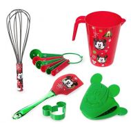 Disney Childrens Holiday Baking Set Mickey and Friends Christmas Theme Gift Set