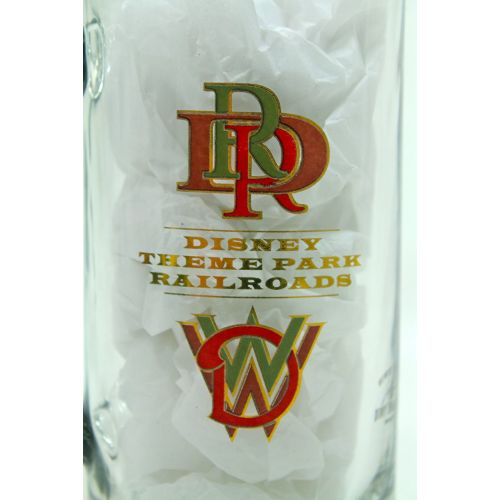 디즈니 Disney Railroad Logo All Aboard Grand Circle Tour Stein Glass Mug - Disney Parks Exclusive & Limited Availability