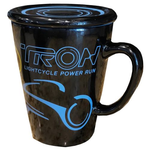 디즈니 Disney Parks Shanghai Disneyland TRON Lightcycle Power Run Ceramic Mug with Lid