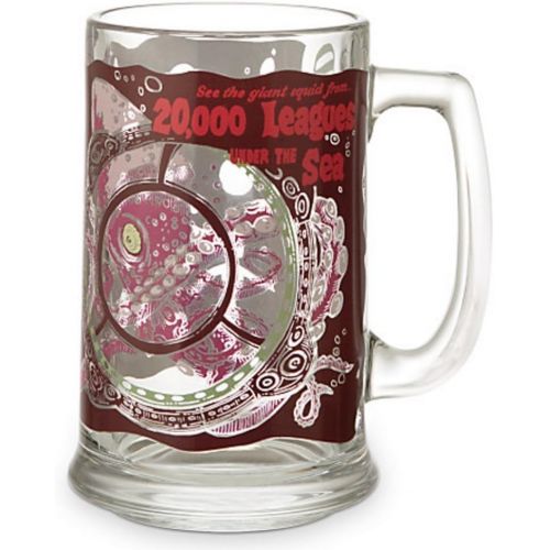 디즈니 Disney Parks Exclusive 20,000 Leagues Under The Sea Glass Beer Stein Mug Cup