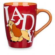 Disney Store Lady and the Tramp Mug Coffee Cup Brown New 2016