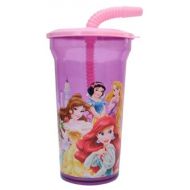 1 X New Disney Princess Sports Tumbler 14 Ounce Water Bottle with Lid and Straw by Disney - Wonders Shop USA