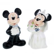 Disney Theme Parks Mickey Minnie Mouse Wedding Salt Pepper 2 Pc. Set