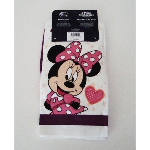 디즈니 Disney Minnie Mouse Plaid & Polka Dot Stars Kitchen Set