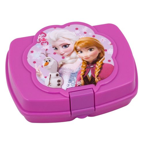 디즈니 Disney Frozen Girls Lunch Storage Fresh Sandwich Container Box