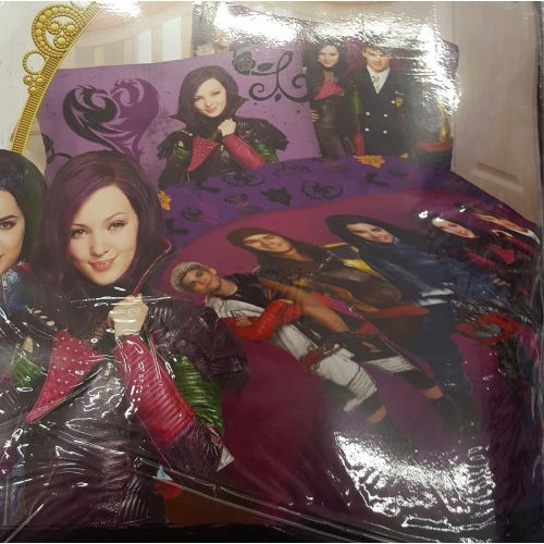 디즈니 Disney Descendants Group Cast Image Comforter - Twin Size