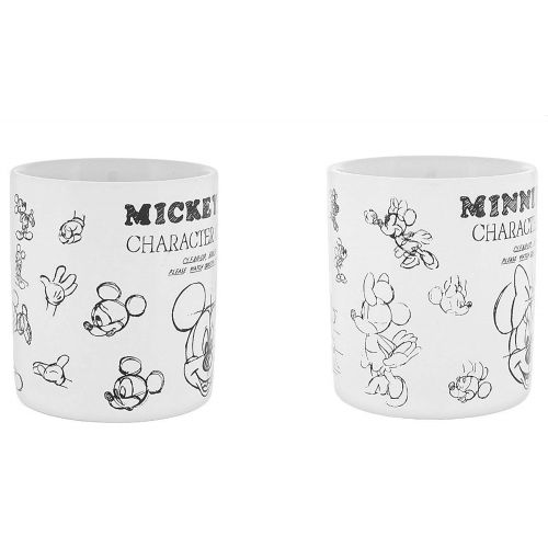 디즈니 Disney Mickey & Minnie Mouse Character Construction Coffee/Tea Mug Set - Disney Parks Exclusive & Limited Availability