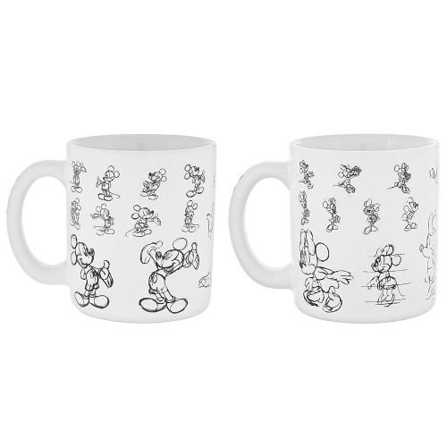 디즈니 Disney Mickey & Minnie Mouse Character Construction Coffee/Tea Mug Set - Disney Parks Exclusive & Limited Availability