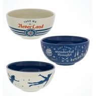Disney Parks Peter Pan Neverland Ceramic Bowls Set of 3