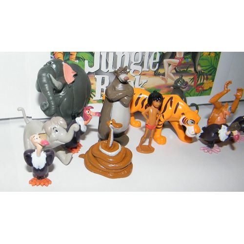 디즈니 Disney The Jungle Book Deluxe Mini Cupcake Decorations Set of 12 Figures