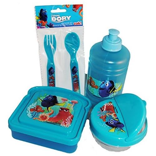 디즈니 Disneys Finding Dory Lunch Containers Kit and Waterbottle