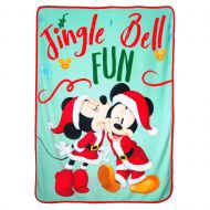 Disneys Mickey Mouse, Jingle Bell Fun Micro Raschel Throw Blanket, 46 x 60, Multi Color