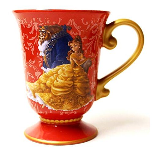 디즈니 Disney Store Disney Fairytale Designer Collection Princess Belle and Beast Mug: Beauty and the Beast Coffee Cup