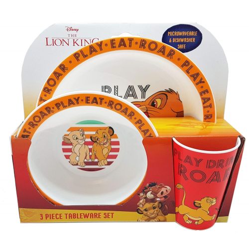 디즈니 Disney The Lion King Kids/Childrens Tableware Set