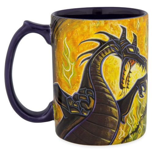 디즈니 Disney Parks Maleficent Dragon Painting Style Mug