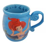 Disney Parks Ariels Undersea Adventure Large Embossed Ceramic Mug
