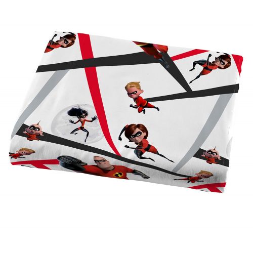 디즈니 Disney Pixar The Incredibles Racing 3-Piece Twin Sheet Set