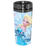 Silver Buffalo DP5687ST Disney Frozens Elsa LeaningLet it Go Stainless Steel Travel Mug, 16-Ounces