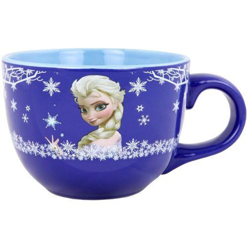 디즈니 Silver Buffalo DP4124 Disney Frozens Elsa Let it Go Soup Mug, 24-Ounces