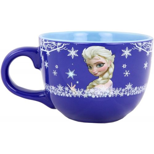 디즈니 Silver Buffalo DP4124 Disney Frozens Elsa Let it Go Soup Mug, 24-Ounces
