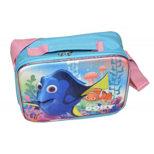 디즈니 Disney Finding Dory 3-D Lunch Kit With Long Strap (One Size, Turquoise/Multi)