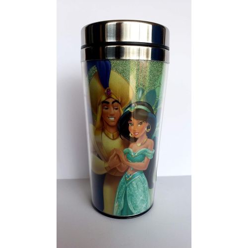 디즈니 Disney 15 Fluid Ounce Aladdin and Jasmine Travel Mug