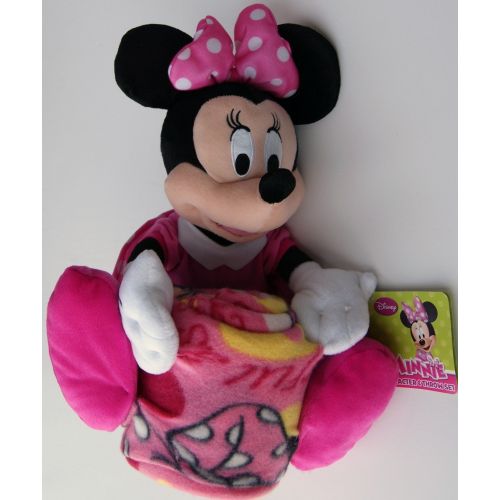 디즈니 Disney Minnie Mouse Hot on Dots Character & Throw Set
