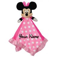 Disney Personalized Minnie Mouse Baby Snuggle Blanky Blanket - 14 Inches