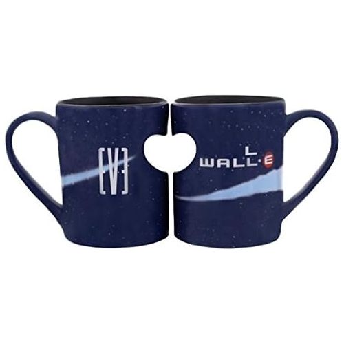 디즈니 Disney Parks Exclusive Wall-e and Eve 12 Oz. Mug Set